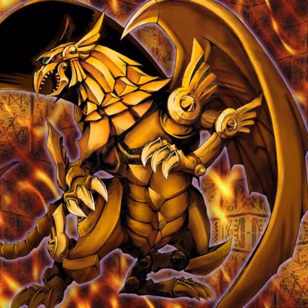 O Dragão Alado de Rá Yu-Gi-Oh! card artwork