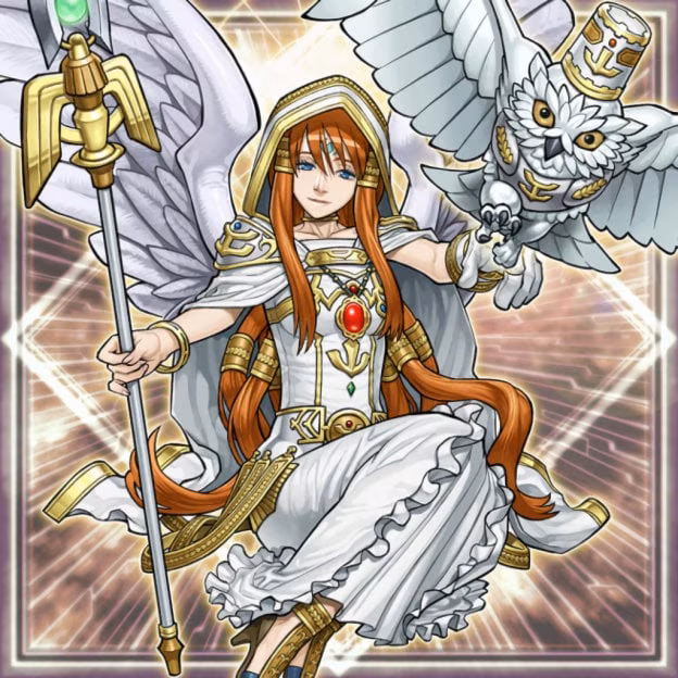 Minerva, a Luminosa Exaltada Yu-Gi-Oh! card artwork