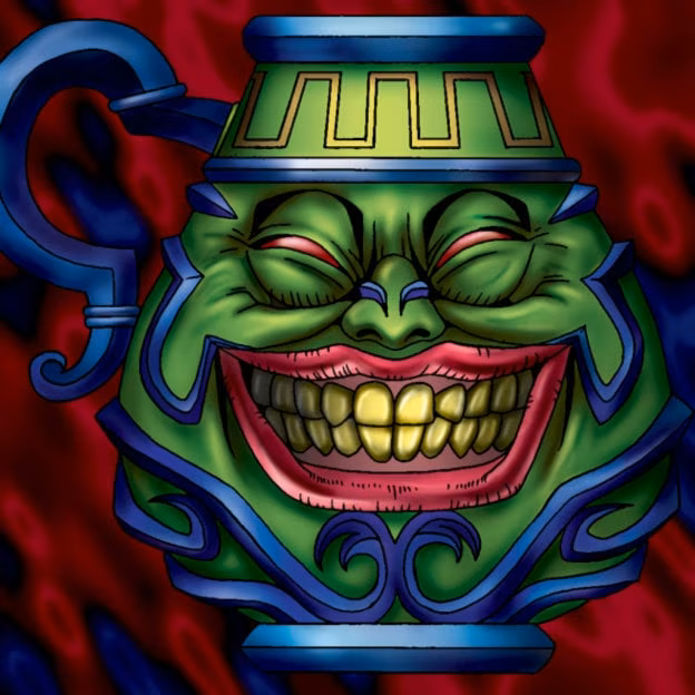 Anfora dell'Avidità Yu-Gi-Oh! card artwork