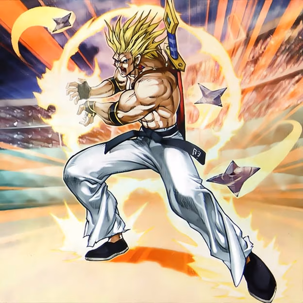 Tyler, o Grande Guerreiro Yu-Gi-Oh! card artwork